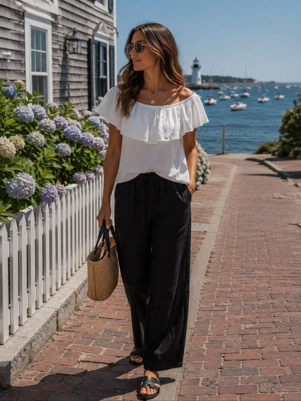 Lilly Pulitzer White Off-Shoulder Ruffle Top